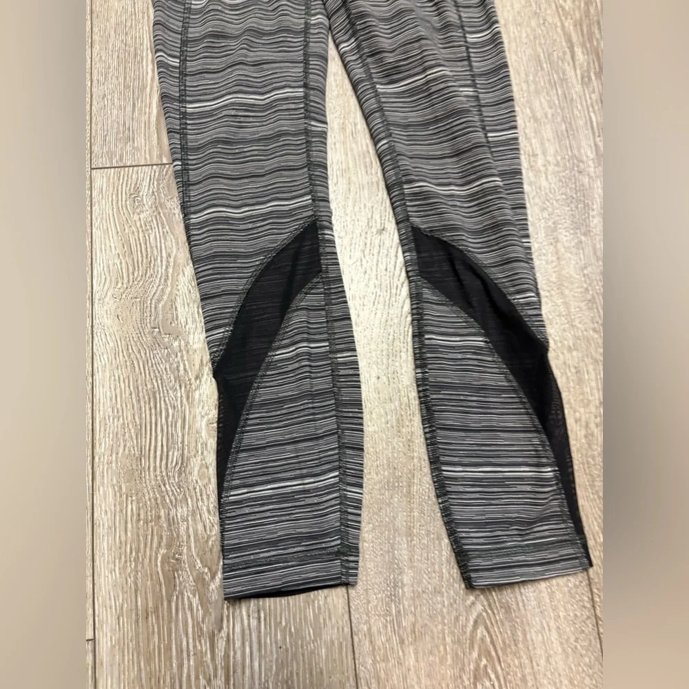 lululemon athletica Women's Heathered Leggings - Black and Gray